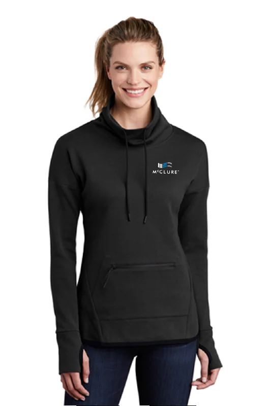 Sport-Tek Women's Triumph Cowl Neck Pullover