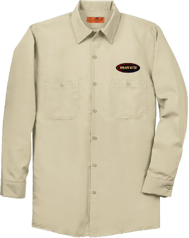 Red Kap Long Sleeve Industrial Work Shirt