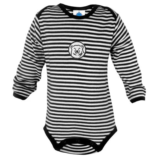 Long-Sleeved Striped Bodysuit from Creative Knitwear