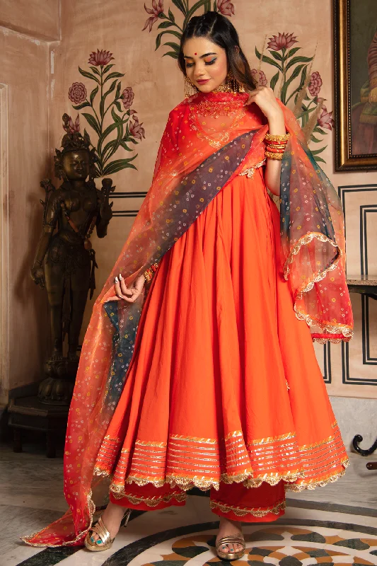 Women's BHANDHANI ANGRAKHA SET - Pomcha Jaipur USA