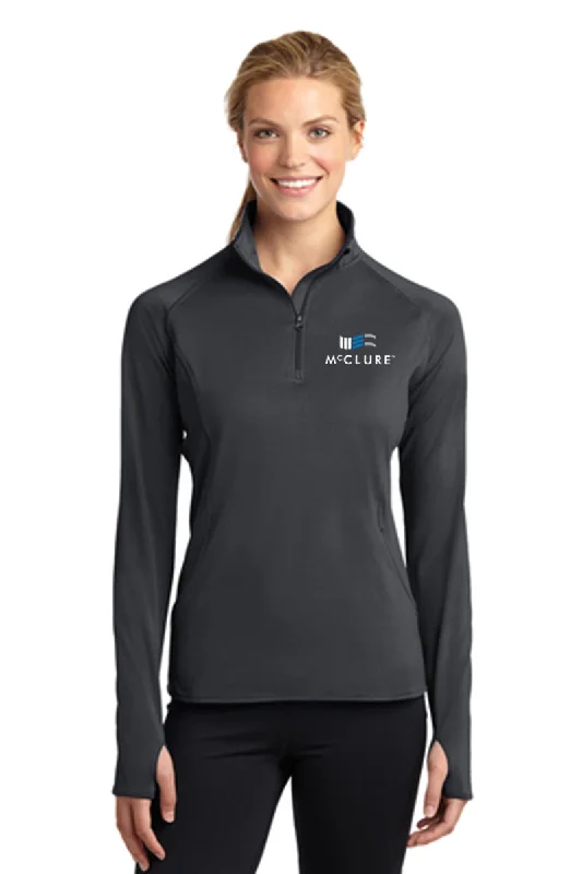 Sport-Tek Womens 1/2 Zip Pull-Over