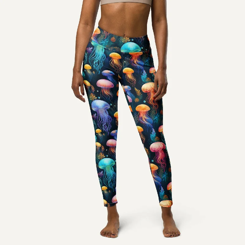 Jellyfish Attack High-Waisted Leggings