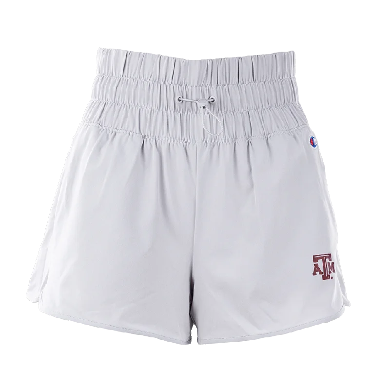 Texas A&M High Waist Woven Gray Shorts