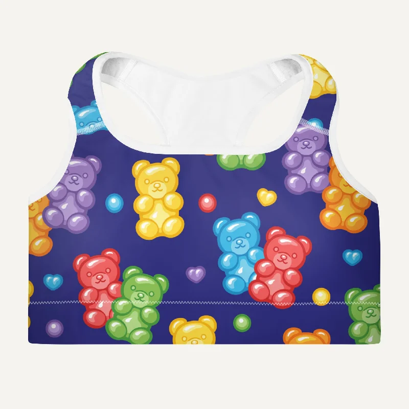 Gummy Bears Padded Sports Bra