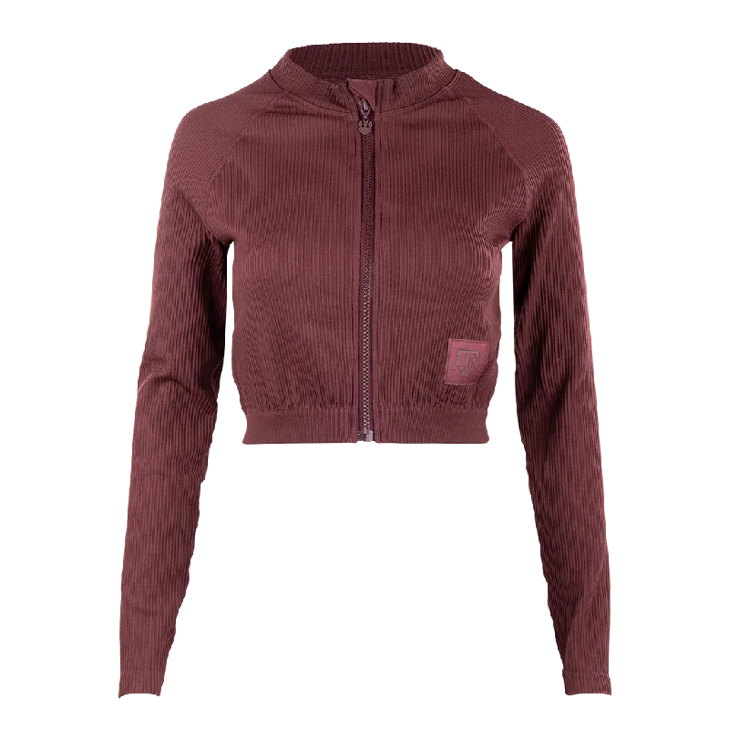 Texas A&M KADYLUXE Turkish Rib Seamless Jacket