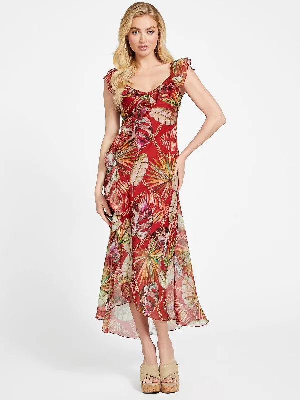 Eco Xena Printed Maxi Dress