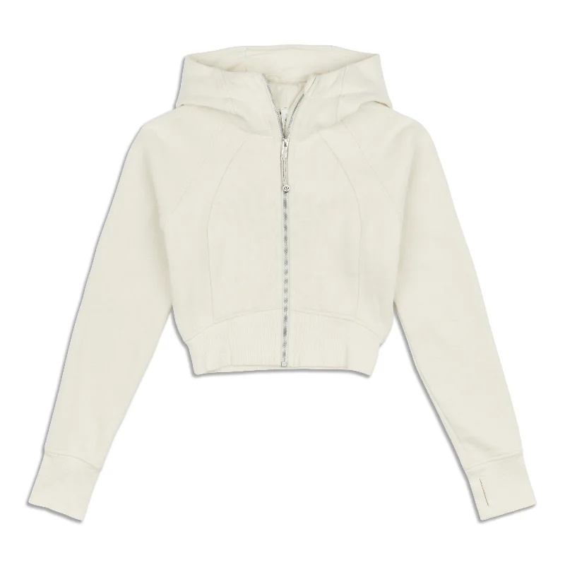 Scuba Full-Zip Cropped Hoodie - Resale