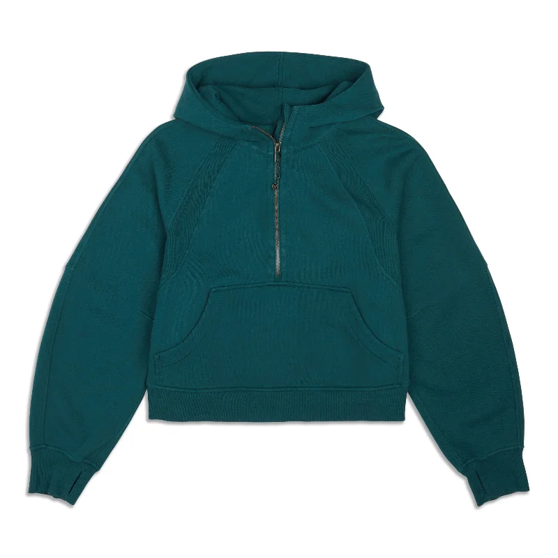 Scuba Oversized Half-Zip Hoodie - Resale