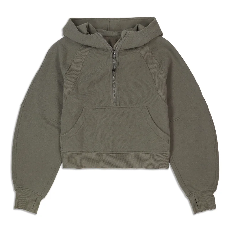 Scuba Oversized Half-Zip Hoodie - Resale