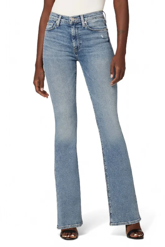 Barbara High-Rise Bootcut Jean In Pure Shores