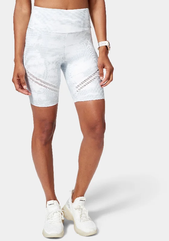 Bebe Logo Biker Short With Mesh Detail