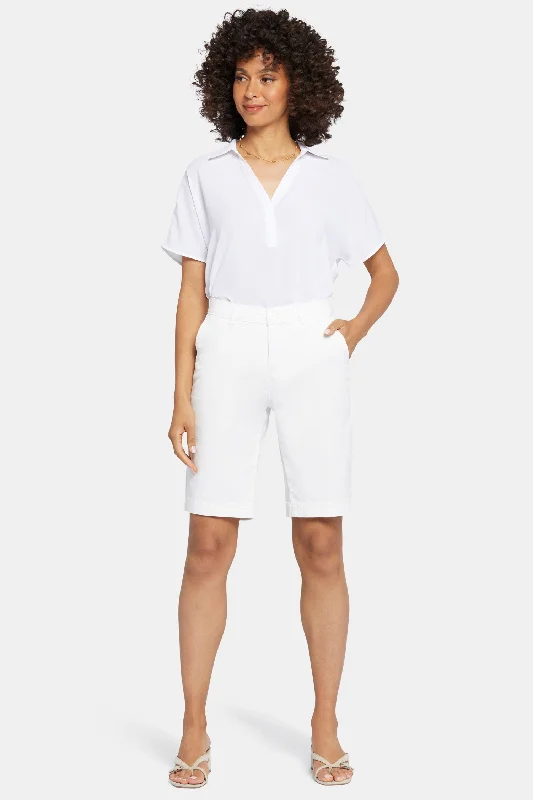 Bermuda Shorts - Optic White