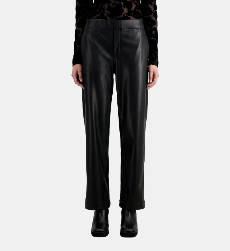 Leather Effect Trousers