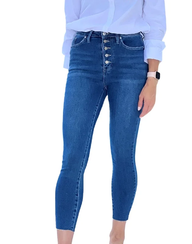 Monica Skinny Jean In Dark Blue