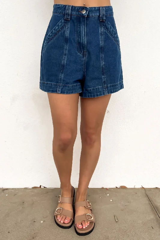 Silas Denim Short Indigo