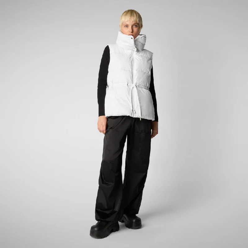 Woman's vest Ren in White