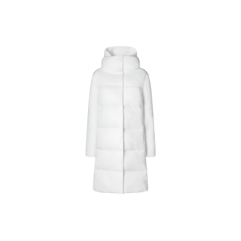 Woman's animal free puffer jacket Sibyl in White