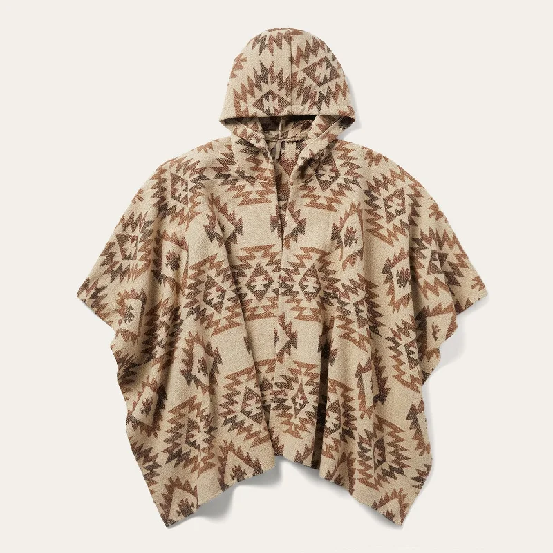 Tan Aztec Poncho