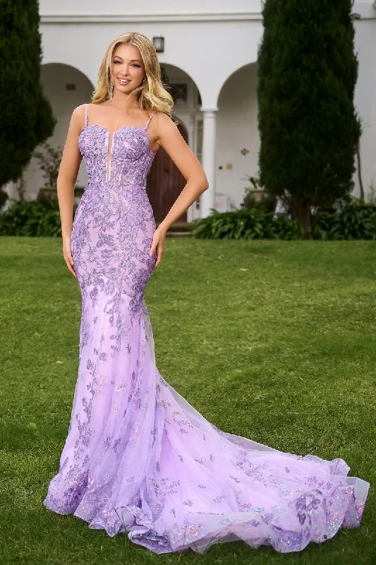 Portia and Scarlett Long Lace Prom Dress PS24295