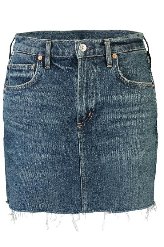 Beatnik Mini Denim Skirt