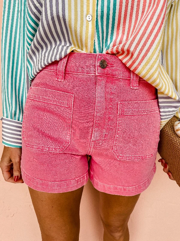 [DAZE] Siren Denim Shorts-Candy