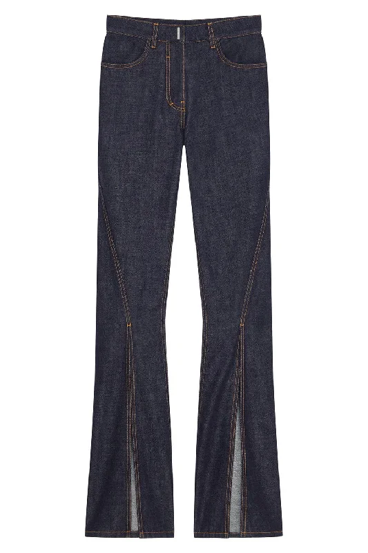 Front Split Bootcut Trouser